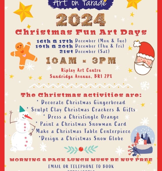 🎅🏼Christmas Fun Art Days🎄